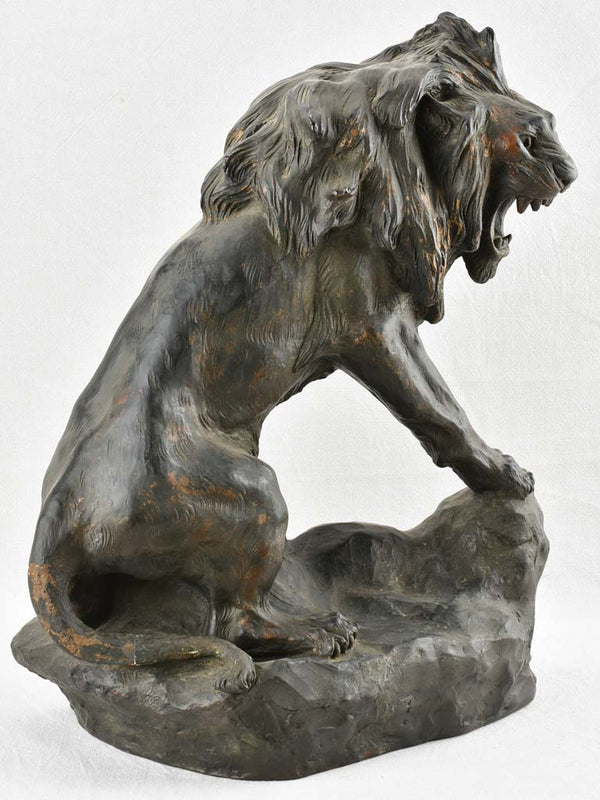 Statue of a lion - Thomas Francois Cartier (1879-1936) - 26½"
