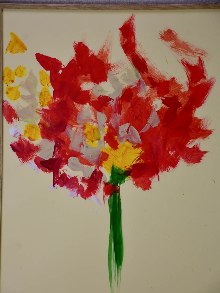 Bouquet 2 - Caroline Beauzon - oil on paper 20" x 26"