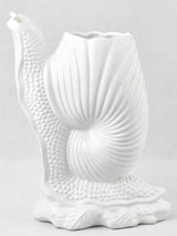 Classic snail-shaped console table vase