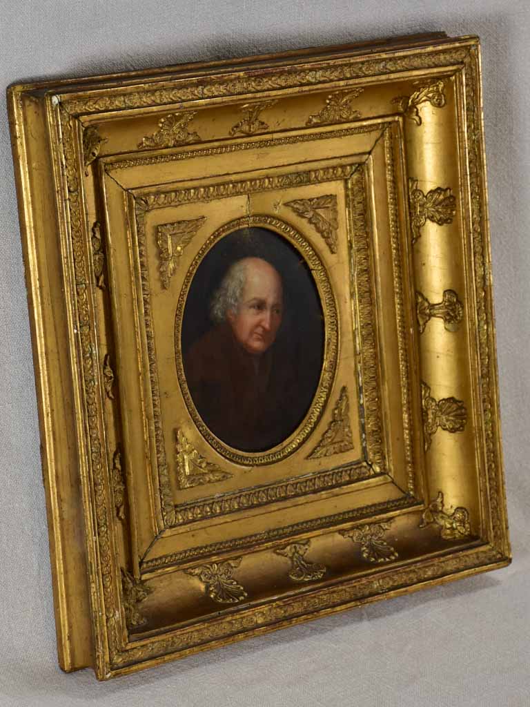 Oval portrait of physicist Jean-Antoine Nollet (1700-1770) 13" x 13¾"