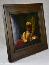 Nineteenth Century still life painting by Sebastian Dollar 18½" x  15"
