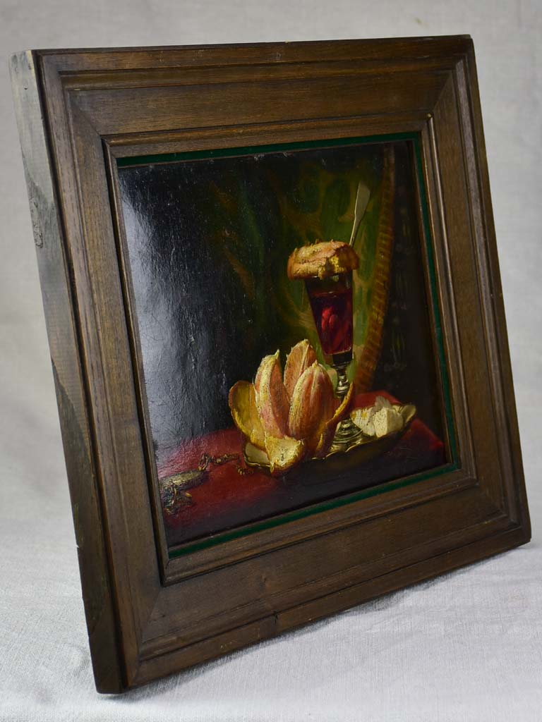 Nineteenth Century still life painting by Sebastian Dollar 18½" x  15"