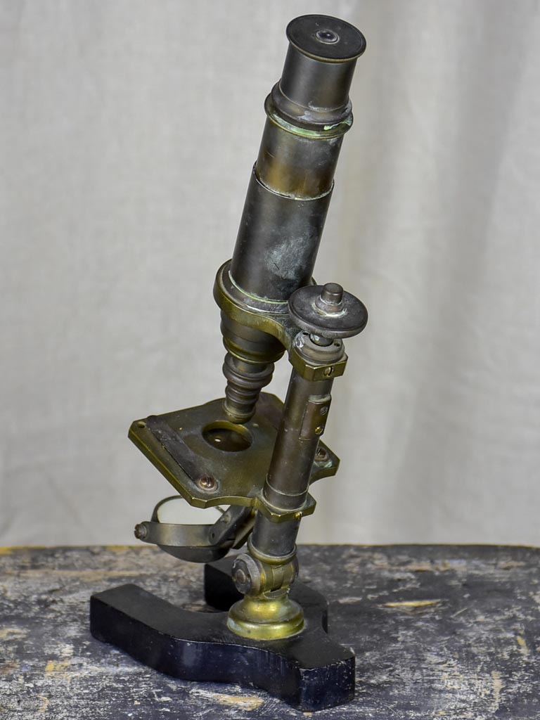 Antique chemist's microscope