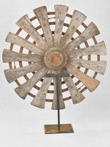Vintage wooden sunburst art pieces