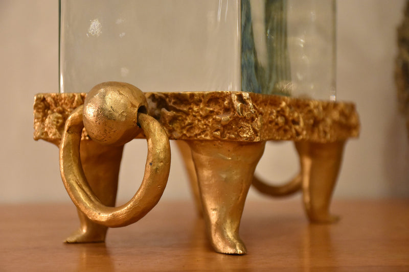 Vase (Pierre Casenove for Fondica) gilded bronze