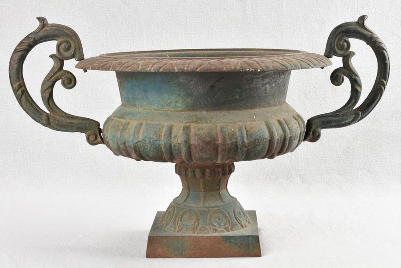 Antique cast iron Medici vase