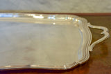 Early 20th Century silver plate serving tray with handles 21¼" x 14½"