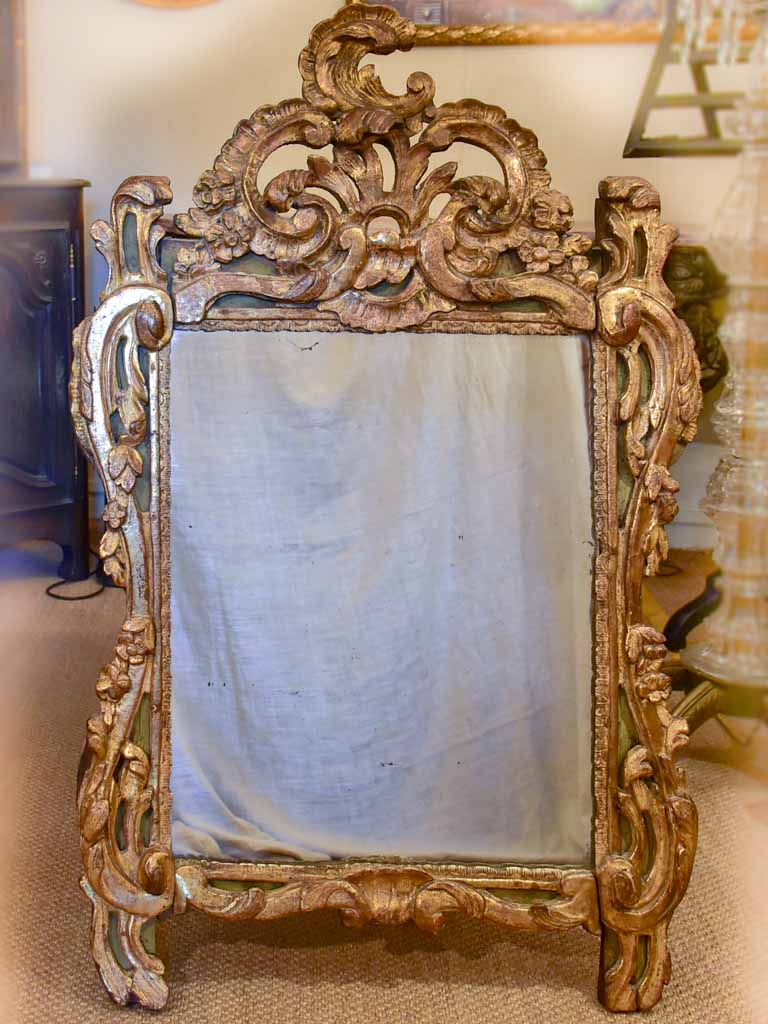 18th Century gilded Provencal mirror 31½" x 49¼"