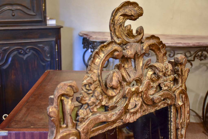 18th Century gilded Provencal mirror 31½" x 49¼"
