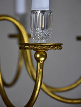 Vintage Italian chandelier in the style of Baguès