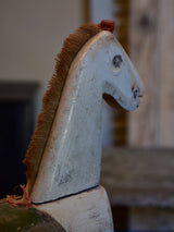 Collection of three French antique toy horses
