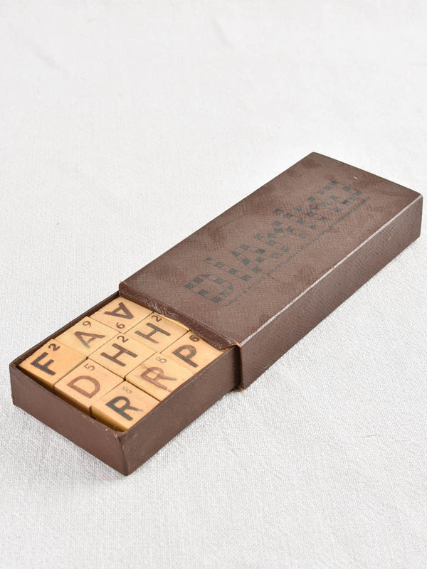 Vintage French Diamino game in box
