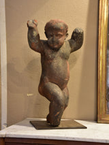 18th century French cherub sculpture