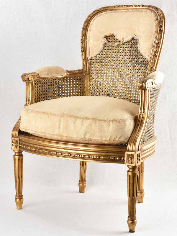 Louis XVI cane armchair