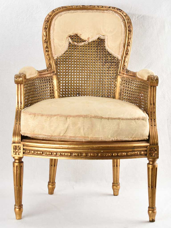 Louis XVI cane armchair