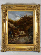 Historic Joseph Latour landscape oil painting