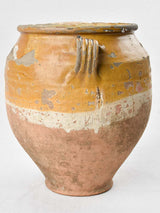 Large, rustic French confit pot