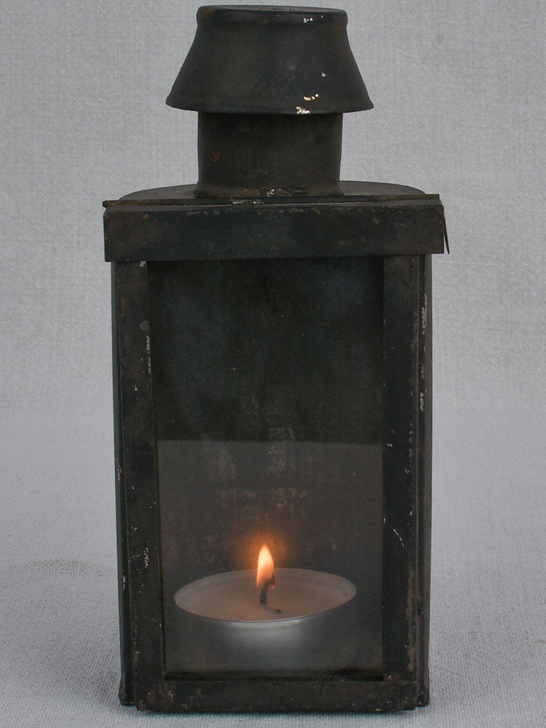 Black Patina Early-Twentieth Century French Lantern