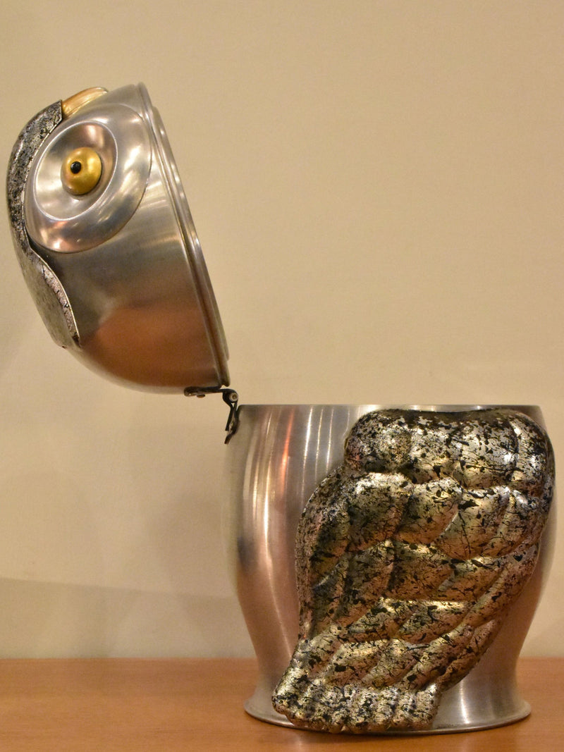 Owl shaped French ice bucket – 1970’s