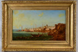 Orientalist painting by Michellon - oil on canvas 1871 - 19¼" x 28"