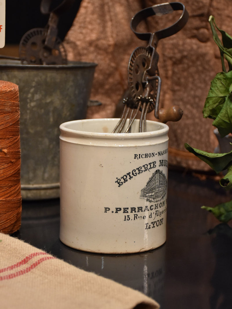 Preserving jar, ironstone, original 19th-century