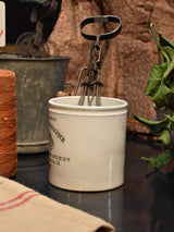 Preserving jar, ironstone, original 19th-century