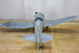 19th Century French zinc toy aeroplane