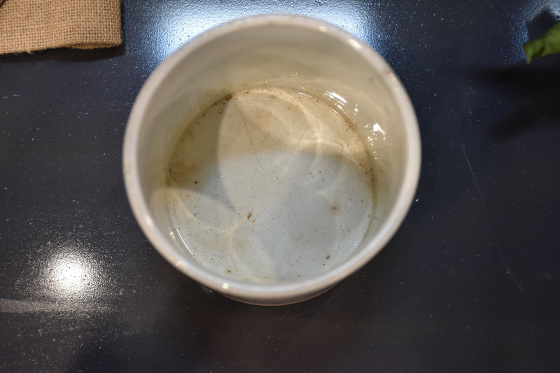 Preserving jar, ironstone, original 19th-century
