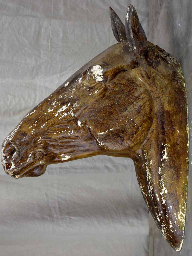 Large wall mounted French horse head