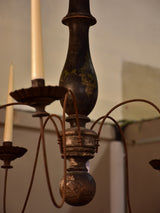 19th century French five arm chandelier for candles