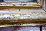 19th century Louis Philippe mirror with gold / silver frame