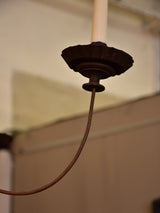 19th century French five arm chandelier for candles