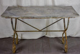 Antique French marble table - rectangular