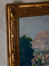 Pastel and gouache of Mont Saint-Eynard - Jean August Vyboud (1872 - 1944) 26" x 32¼"