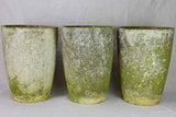 RESERVED AM Set of three mid-century pots with spouts 15¾"
