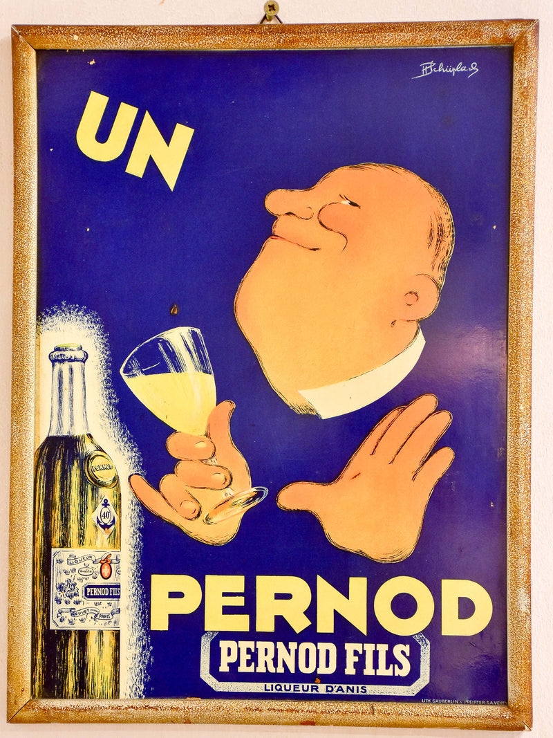 Antique Pernod sign
