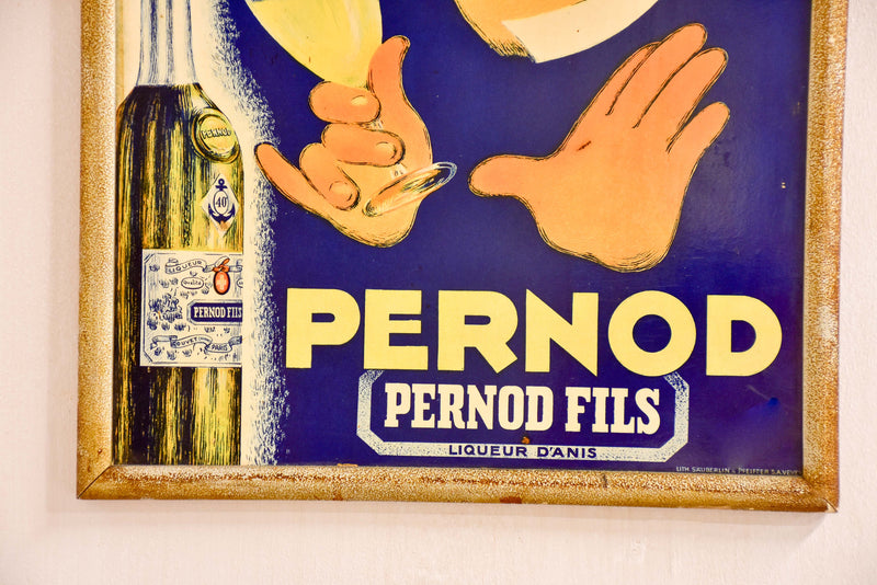 Antique Pernod sign