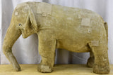 Large antique French toy elephant