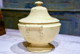 Antique yellow ware soup tureen from Apt