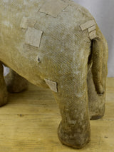 Large antique French toy elephant