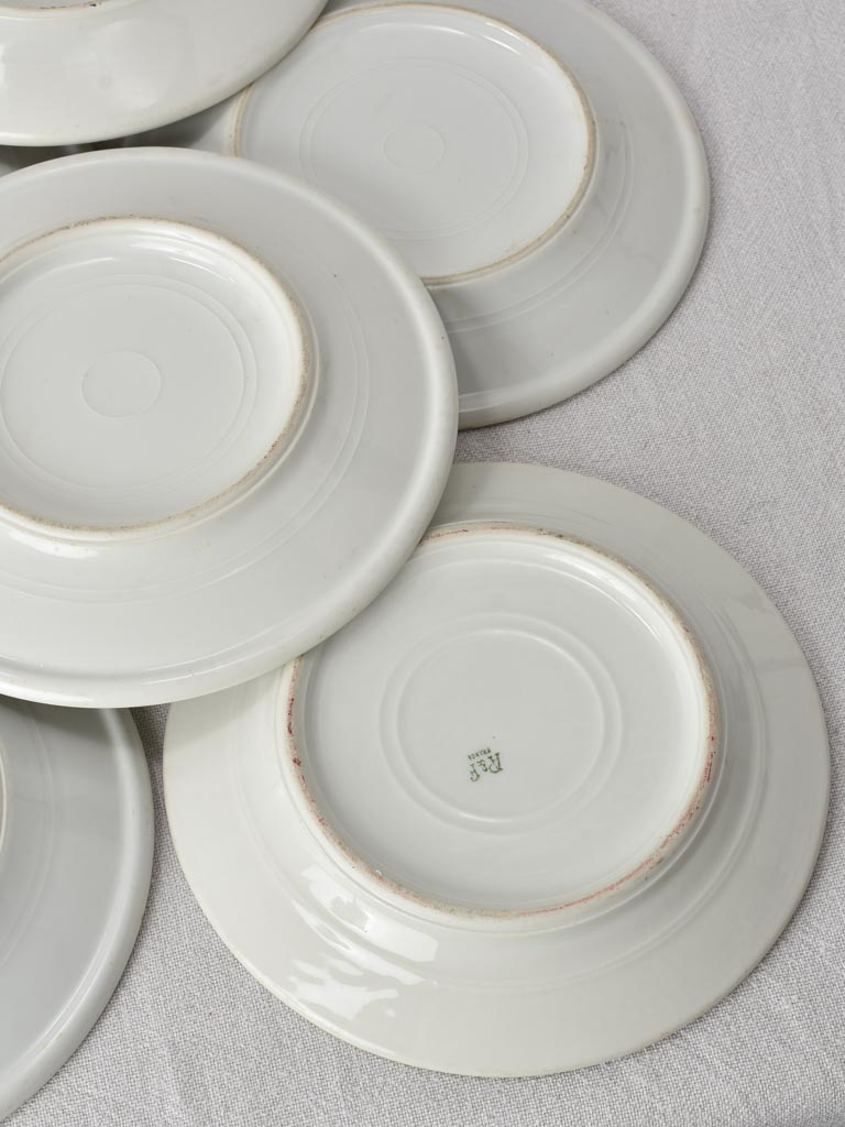 Timeless French Porcelain Plate Collection