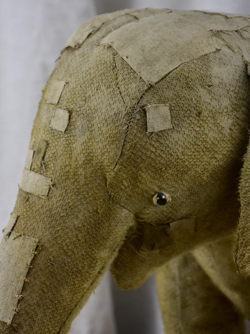Large antique French toy elephant