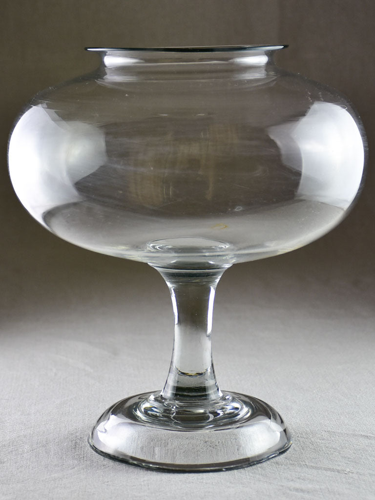 Nineteenth century French blown glass sangsue 11½"