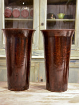 Pair of vintage florist vases