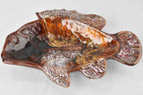 Rustic Vallauris large fish-shaped bowl