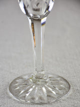 Fine crystal French water glasses