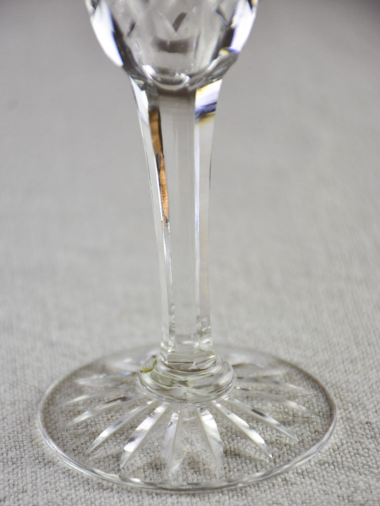 Fine crystal French water glasses