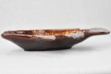Antique fish-shaped Vallauris serving bowl