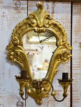 Pair of Louis XV style wall sconces for candles