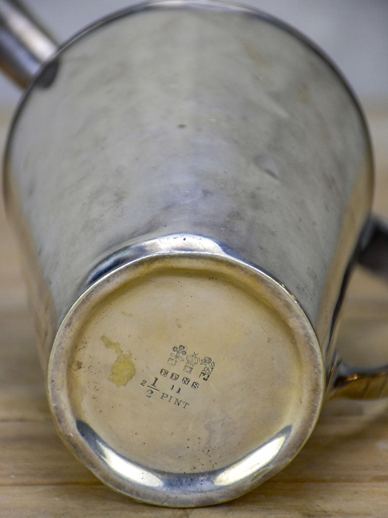 Early 20th Century silver plate English cocktail shaker